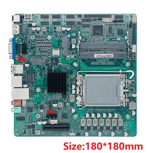 intel第12代13代桌面式迷你工控丝瓜污视频APPZC-ITXB660DC 双网6COM